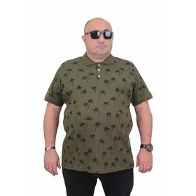 Moc Grande 24460 Palm Askeri Yeşil Erkek T-shirt