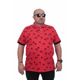 Moc Grande 24460 Palm Kırmızı Erkek T-shirt