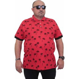 Moc Grande 24460 Palm Kırmızı Erkek T-shirt