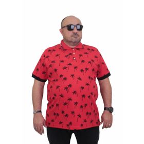 Moc Grande 24460 Palm Kırmızı Erkek T-shirt