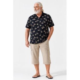 Moc Grande 24460 Palm Lacivert Erkek T-shirt