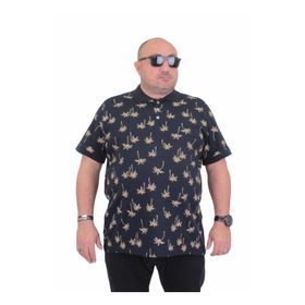 Moc Grande 24460 Palm Lacivert Erkek T-shirt