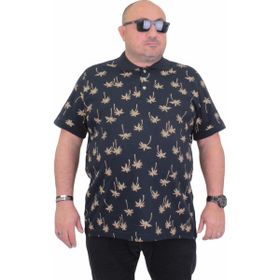 Moc Grande 24460 Palm Lacivert Erkek T-shirt