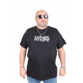 Moc Grande 25138 The Future Siyah Sıfır Yaka Erkek T-shirt