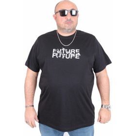 Moc Grande 25138 The Future Siyah Sıfır Yaka Erkek T-shirt