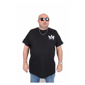 Moc Grande 25141 King Siyah Sıfır Yaka Erkek T-shirt