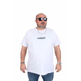 Moc Grande 25142 Urban Beyaz Sıfır Yaka Erkek T-shirt