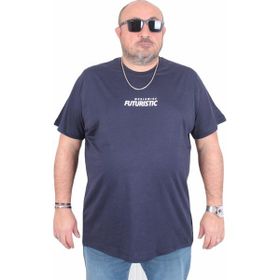 Moc Grande 25142 Urban Lacivert Sıfır Yaka Erkek T-shirt