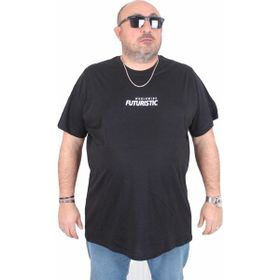 Moc Grande 25142 Urban Siyah Sıfır Yaka Erkek T-shirt
