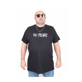 Moc Grande 25143 No Fear Siyah Sıfır Yaka Erkek T-shirt