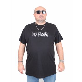 Moc Grande 25143 No Fear Siyah Sıfır Yaka Erkek T-shirt