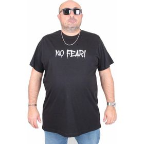 Moc Grande 25143 No Fear Siyah Sıfır Yaka Erkek T-shirt
