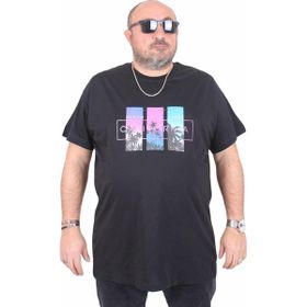 Moc Grande 25145 California Siyah Sıfır Yaka Erkek T-shirt