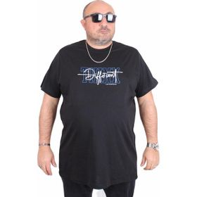 Moc Grande 25148 Different Siyah Sıfır Yaka Erkek T-shirt