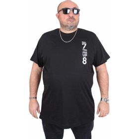 Moc Grande 25158 Stand Up Siyah Sıfır Yaka Erkek T-shirt