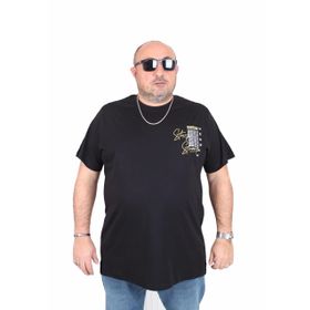 Moc Grande 25159 Stay Strong Siyah Sıfır Yaka Erkek T-shirt