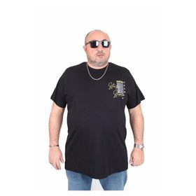Moc Grande 25159 Stay Strong Siyah Sıfır Yaka Erkek T-shirt