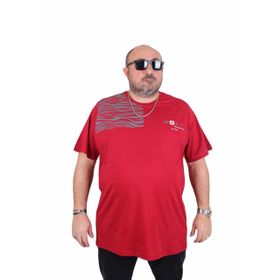 Moc Grande 25160 Want Bordo Sıfır Yaka Erkek T-shirt
