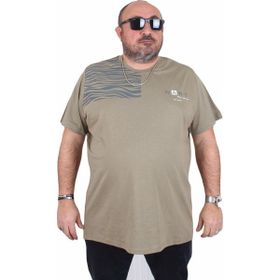 Moc Grande 25160 Want Haki Sıfır Yaka Erkek T-shirt