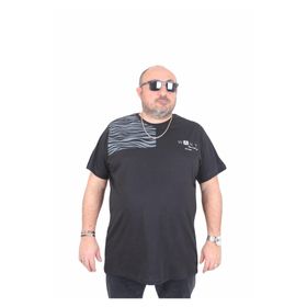Moc Grande 25160 Want Siyah Sıfır Yaka Erkek T-shirt