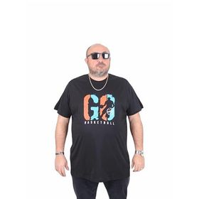Moc Grande 25161 Lets Go Siyah Sıfır Yaka Erkek T-shirt