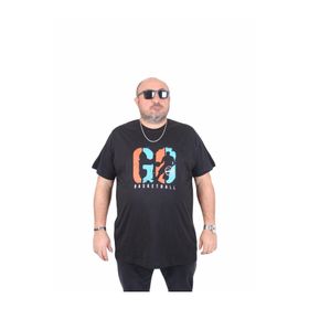 Moc Grande 25161 Lets Go Siyah Sıfır Yaka Erkek T-shirt