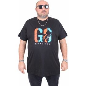 Moc Grande 25161 Lets Go Siyah Sıfır Yaka Erkek T-shirt