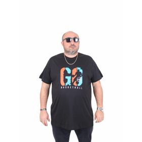 Moc Grande 25161 Lets Go Siyah Sıfır Yaka Erkek T-shirt