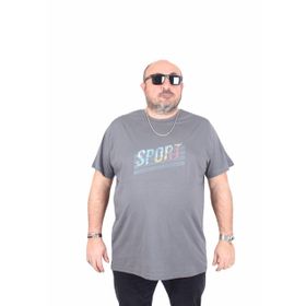 Moc Grande 25162 Sport Füme Sıfır Yaka Erkek T-shirt