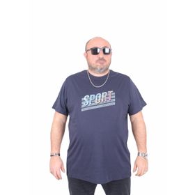 Moc Grande 25162 Sport Lacivert Sıfır Yaka Erkek T-shirt