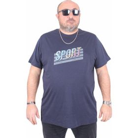 Moc Grande 25162 Sport Lacivert Sıfır Yaka Erkek T-shirt