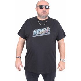 Moc Grande 25162 Sport Siyah Sıfır Yaka Erkek T-shirt