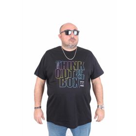 Moc Grande 25163 Out Box Siyah Sıfır Yaka Erkek T-shirt