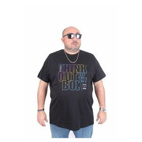 Moc Grande 25163 Out Box Siyah Sıfır Yaka Erkek T-shirt
