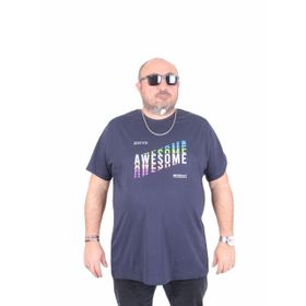 Moc Grande 25164 Awesome Lacivert Erkek T-shirt