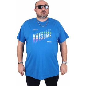Moc Grande 25164 Awesome Saks Erkek T-shirt