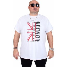 Moc Grande 25166 London Beyaz Sıfır Yaka Erkek T-shirt