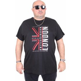 Moc Grande 25166 London Siyah Sıfır Yaka Erkek T-shirt