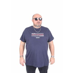 Moc Grande 25167 Strong Lacivert Sıfır Yaka Erkek T-shirt