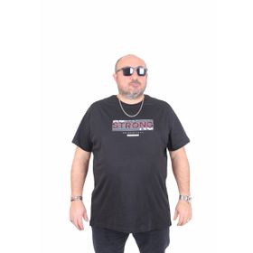 Moc Grande 25167 Strong Siyah Sıfır Yaka Erkek T-shirt