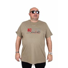 Moc Grande 25169 Impossible Haki Sıfır Yaka Erkek T-shirt