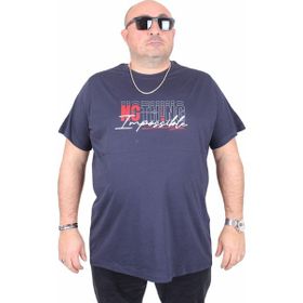 Moc Grande 25169 Impossible Lacivert Sıfır Yaka Erkek T-shirt