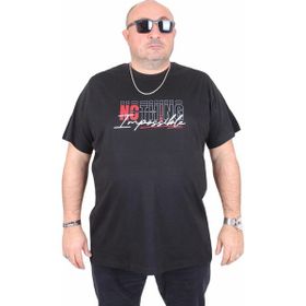 Moc Grande 25169 Impossible Siyah Sıfır Yaka Erkek T-shirt