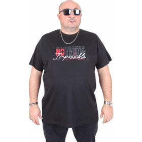 Moc Grande 25169 Impossible Siyah Sıfır Yaka Erkek T-shirt