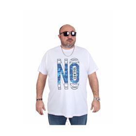 Moc Grande 25172 No Control Beyaz Sıfır Yaka Erkek T-shirt