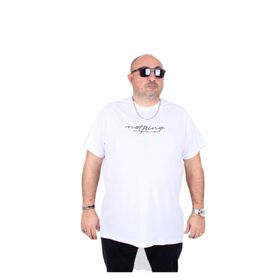 Moc Grande 25173 Nothing Beyaz Sıfır Yaka Erkek T-shirt