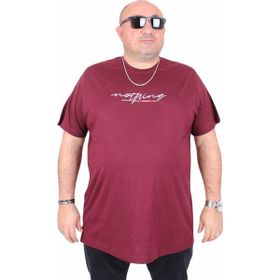 Moc Grande 25173 Nothing Mürdüm Sıfır Yaka Erkek T-shirt