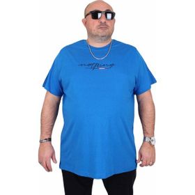 Moc Grande 25173 Nothing Saks Sıfır Yaka Erkek T-shirt