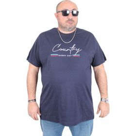 Moc Grande 25174 Country Lacivert Sıfır Yaka Erkek T-shirt
