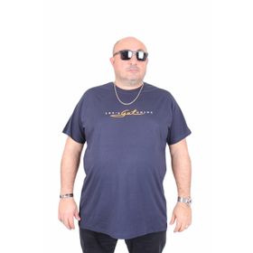 Moc Grande 25175 Lets Get Going Lacivert Sıfır Yaka Erkek T-shirt